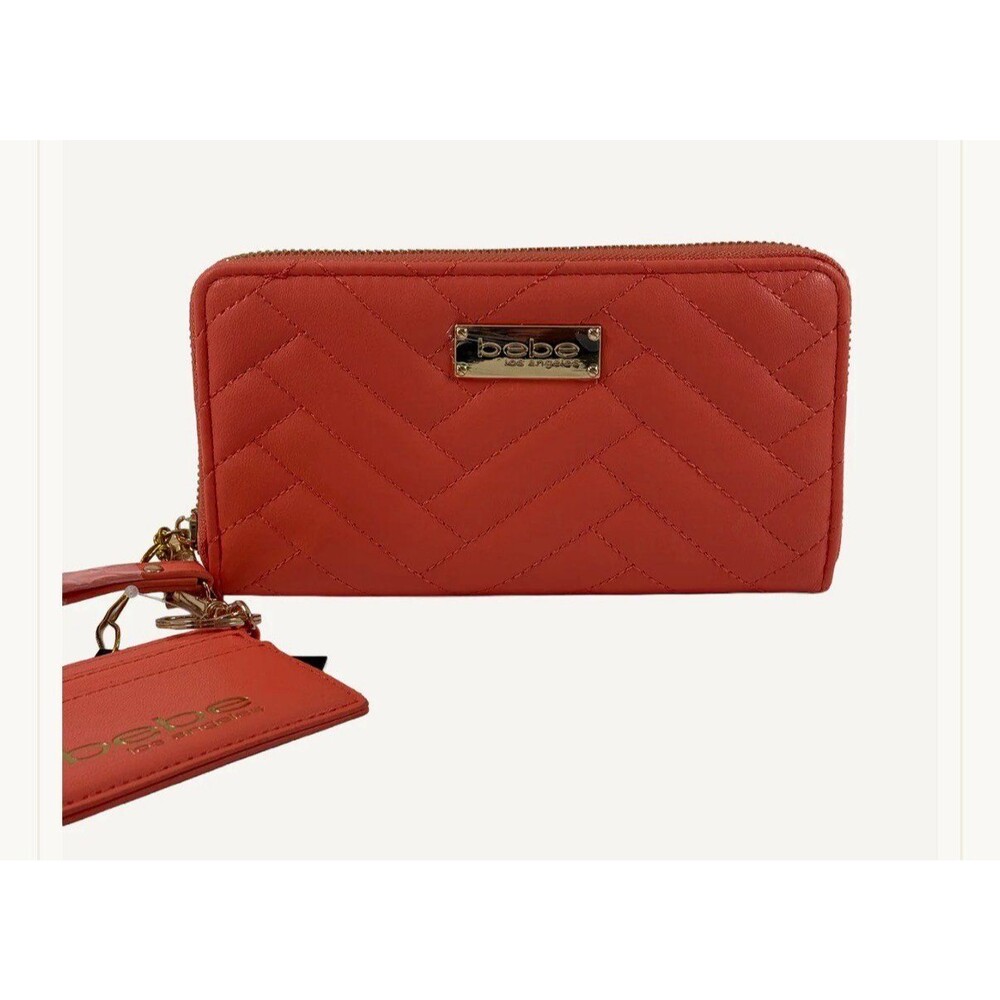 Bebe Women's Coral Sophia Wallet with Card Case, ET10-5201A